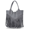 Dámská kabelka shopper bag Vittoria Gotti šedá VPOS9